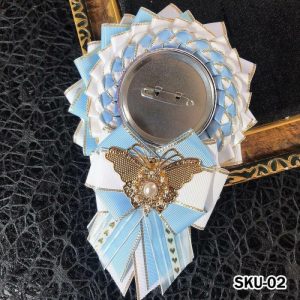 Ita Bag Rosette Ribbon Badge Display 75mm
