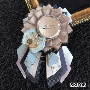 Ita Bag Rosette Ribbon Badge Display 75mm