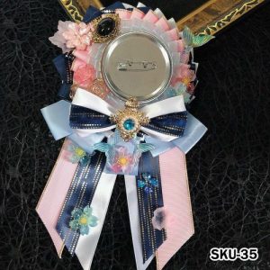 Ita Bag Rosette Ribbon Badge Display 75mm