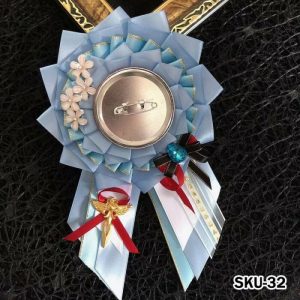 Ita Bag Rosette Ribbon Badge Display 75mm