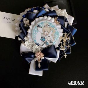 Ita Bag Rosette Ribbon Badge Display 75mm
