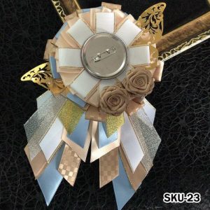 Ita Bag Rosette Ribbon Badge Display 75mm