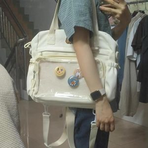 Ita Bag with Clear Window – Multiple Color Options for Kpop and Anime Merch Display | Gift for Idol Fans, Collectors & Cosplay Lovers