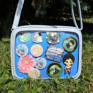 Ita Crossbody Bag, Pin Display Bag, Itabag, Window Bag, Anime Cosplay Purse.