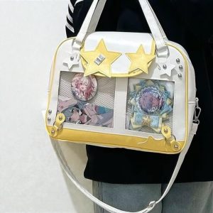 Ita Shoulder Bag Kawaii Handbag Anime Ita Purse Cute Y2K Aesthetic Bag kpop Concert Tote