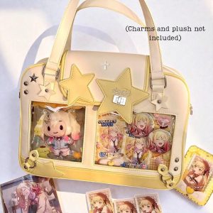 Ita Shoulder Bag Kawaii Handbag Anime Ita Purse Cute Y2K Aesthetic Bag kpop Concert Tote