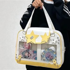 Ita Shoulder Bag Kawaii Handbag Anime Ita Purse Cute Y2K Aesthetic Bag kpop Concert Tote