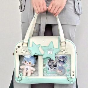 Ita Shoulder Bag Kawaii Handbag Anime Ita Purse Cute Y2K Aesthetic Bag kpop Concert Tote
