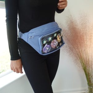 Ita Waist Bag Fanny Pack – Lightweight Waterproof Pin Display Bag in 5 Colors – Kawaii Harajuku Crossbody Anime Itabag.