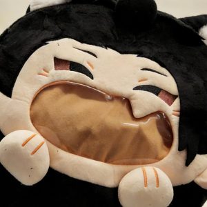 Jujutsu Kaisen Geto Suguru Ita Bag Plush Backpack or Crossbody – Anime Cosplay Shoulder Bag, Kawaii Ita Bag for Fans, Gift Idea