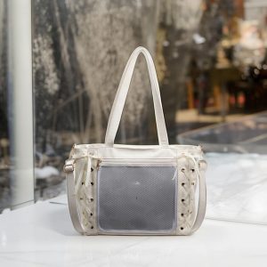 Kawaii Bow Ita Bag, Ribbon Window Crossbody Bag, Cute PU Display Bag for Pins & Plushies, Harajuku Shoulder Bag, Gift for Anime Lovers