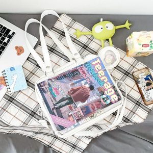 Kawaii Candy Color Ita JK Lolita PU Crossbody Shoulder Bag