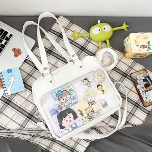 Kawaii Candy Color Ita JK Lolita PU Crossbody Shoulder Bag