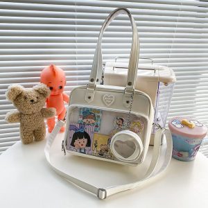 Kawaii Candy Color Ita JK Lolita PU Crossbody Shoulder Bag