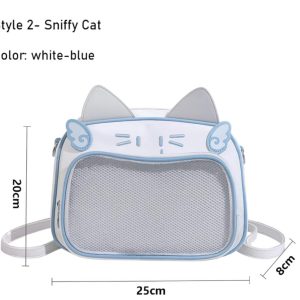 Kawaii Cat Ita Bag – Y2K Korean Japanese Style Transparent Bag