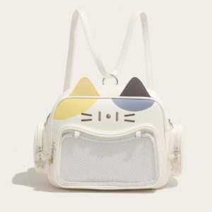 Kawaii Cat Ita Bag – Y2K Korean Japanese Style Transparent Bag