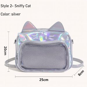 Kawaii Cat Ita Bag – Y2K Korean Japanese Style Transparent Bag