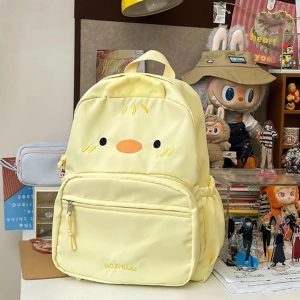 Kawaii Ita Backpack – Nylon Mochila with Clear Display Pocket