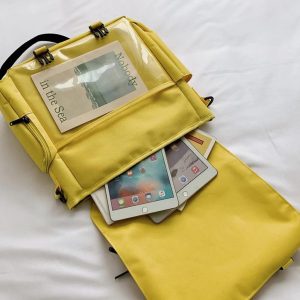 Kawaii Ita Backpack | Transparent Display Bag, Harajuku School Tote