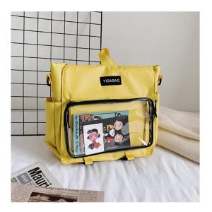 Kawaii Ita Backpack | Transparent Display Bag, Harajuku School Tote