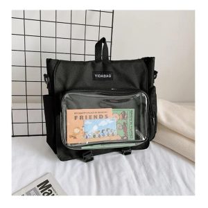Kawaii Ita Backpack | Transparent Display Bag, Harajuku School Tote