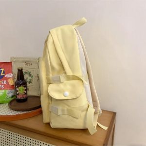 Kawaii Ita Backpack: Transparent Plush Doll Display - Anime School Bag