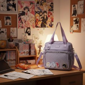 Kawaii Ita Bag –Japanese Transparent Tote for Anime Pins, Keychains & Cosplay Fans