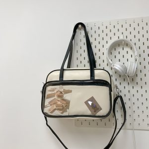 Kawaii Ita Crossbody Shoulder Women Transparent JK Bag Handbags