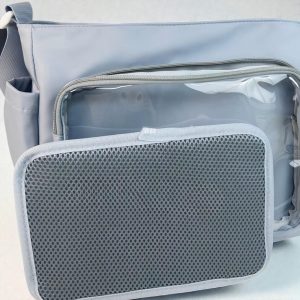 Kawaii Ita Messenger Bag, Aesthetic Crossbody Tote, Pastel Shoulder Bag, Cute Satchel for Students