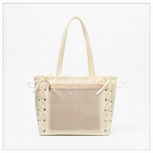Large Capacity Ribbon Bow Ita Tote Bag