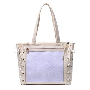 Large Capacity Ribbon Bow Ita Tote Bag