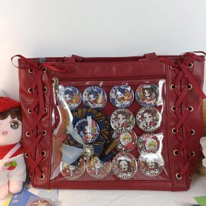 Large Capacity Ribbon Bow Ita Tote Bag