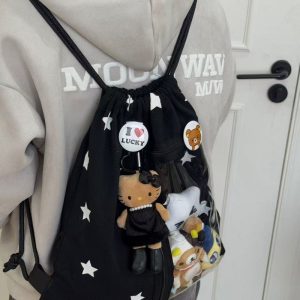 Large-Capacity Star Drawstring Ita Bag