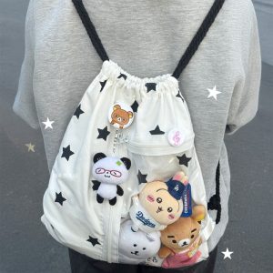 Large-Capacity Star Drawstring Ita Bag