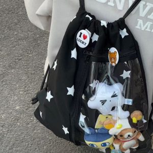 Large-Capacity Star Drawstring Ita Bag