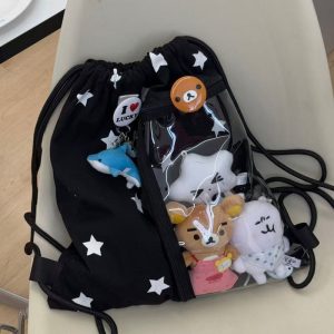 Large-Capacity Star Drawstring Ita Bag