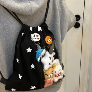 Large-Capacity Star Drawstring Ita Bag