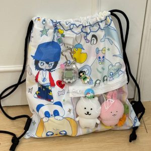 Large-Capacity Star Drawstring Ita Bag