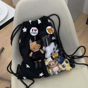 Large-Capacity Star Drawstring Ita Bag