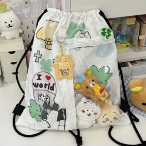 Large-Capacity Star Drawstring Ita Bag
