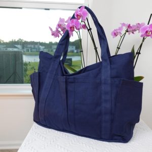 Large Custom Pet Portrait Tote Bag: Embroidered Canvas Dog or Cat Tote, Personalized Big Shopper Bag, Everyday Gift for Pet Animal Lovers.