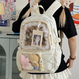 Large Ita Backpack for Women | DIY Anime Badge Bag