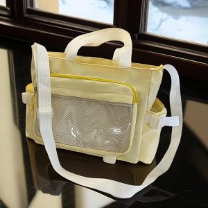 Large Ita Bag, Pin Display Crossbody, Transparent Window Bag, Anime Messenger, Versatile Shoulder Bag for Pin Collectors, Birthday Gift