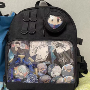 Large Lolita Double Clear Windows Kawaii Anime Backpack