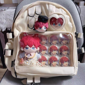 Large Lolita Double Clear Windows Kawaii Anime Backpack