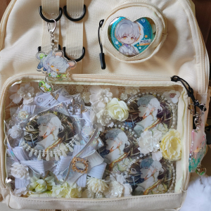 Large Lolita Double Clear Windows Kawaii Anime Backpack