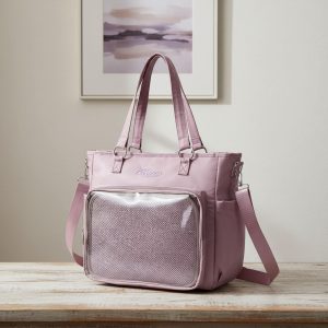 Large Multi-Way Tote Ita Bag– Crossbody Bag Customized, Transparent Pin Display Shoulder Bag, Travel & Everyday Bag For Women,Nylon Backpack