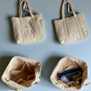 Large Nylon Shoulder Bag for Women – Soft Zipper Tote for Daily Use, Work & Shopping