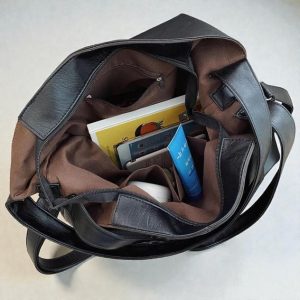 Large Soft Vegan Leather Tote – Women’s Casual Shoulder Crossbody Bag for Everyday Use