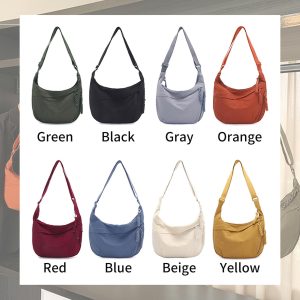 Lightweight Crossbody Bag, 8-Color Shoulder Bag, Personalized  Everyday Messenger Purse,  Shoulder Bag for Women, Casual Handbag, Daily Use